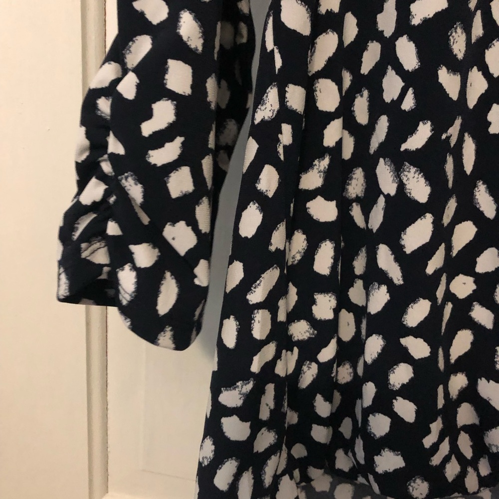 41 Hawthorn Navy & White Surplice Top - Picture 3 of 6